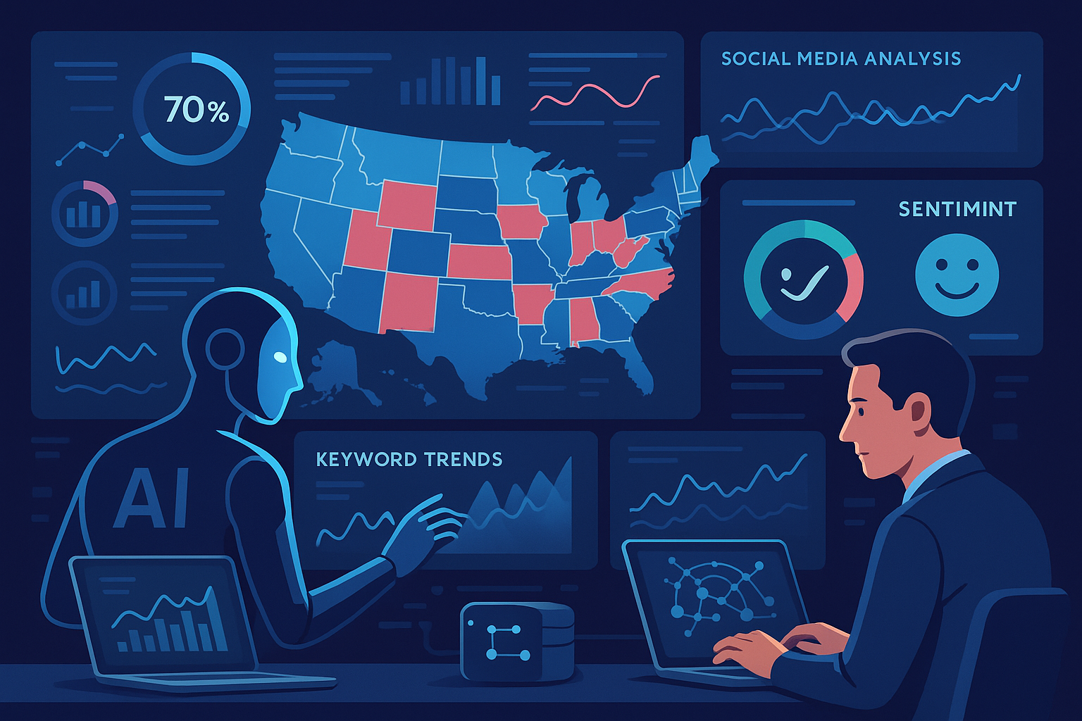 "빅데이터로 선거 흐름을 읽다"에 대한 이미지입니다.