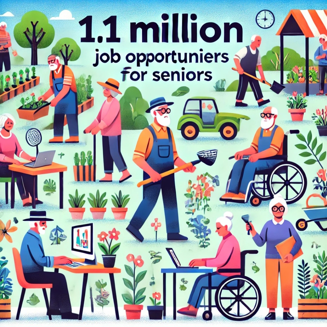 노인 일자리 110만 개 창출! 활기찬 노후를 위한 기회!