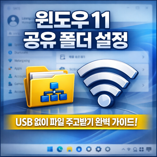 윈도우11 공유폴더 만들기 썸네일
