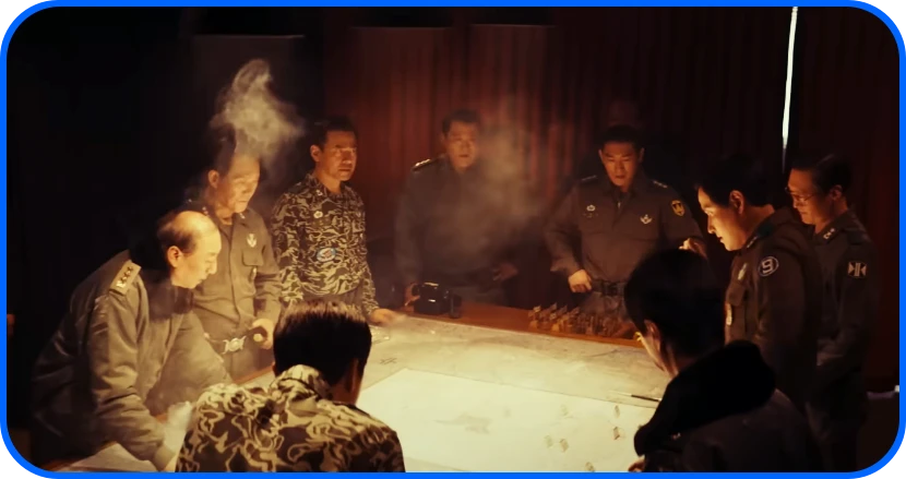 서울의 봄 군사회의장면