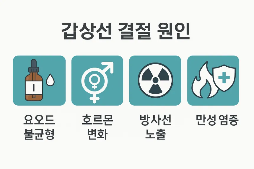 갑상선 결절 원인