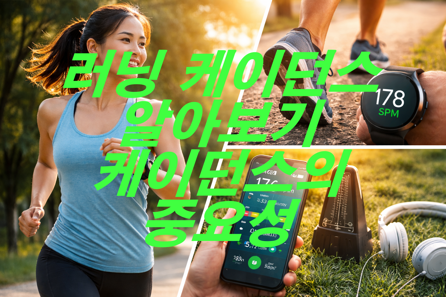 러닝 케이던스 알아보기 케이던스의 중요성