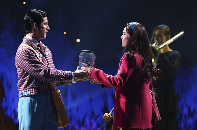 욕에서 열린 제78회 토니상 시상식에서 뮤지컬 &lsquo;어쩌면 해피엔딩&rsquo;의 배우들이 축하 공연 사진