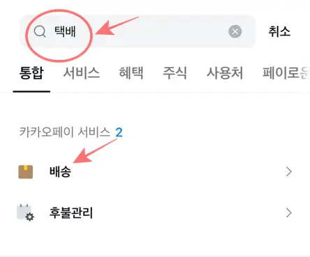 카카오 방문택배