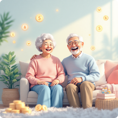 65세 이상 노인 건강지원금 이미지