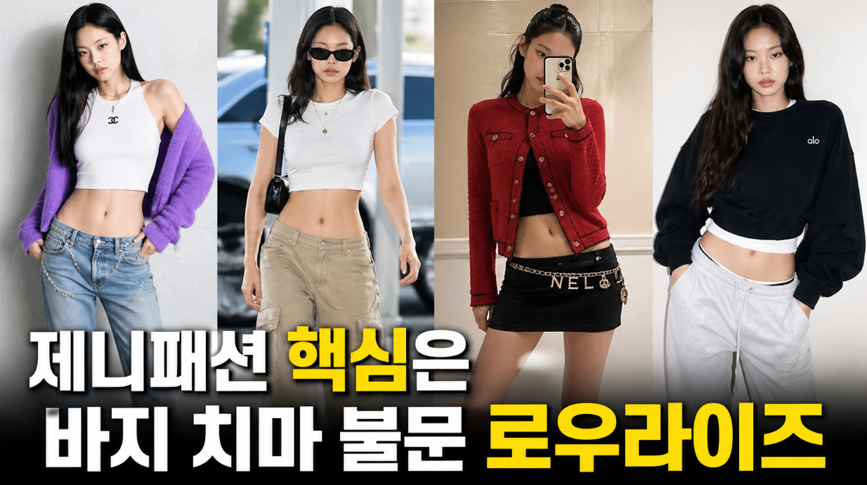 제니처럼 입는 법, 로우라이즈 하나면 끝