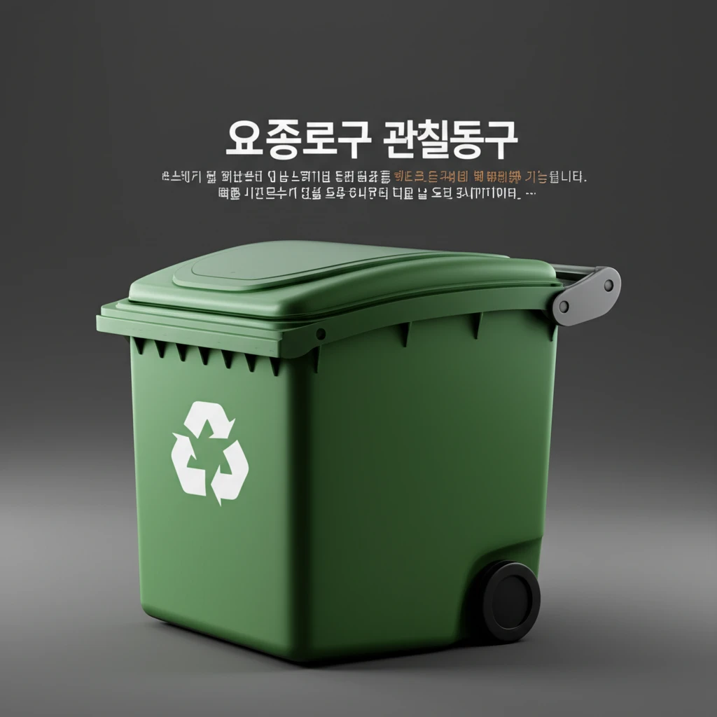 우리 동네 깨끗하게! 관철동 쓰레기 ..