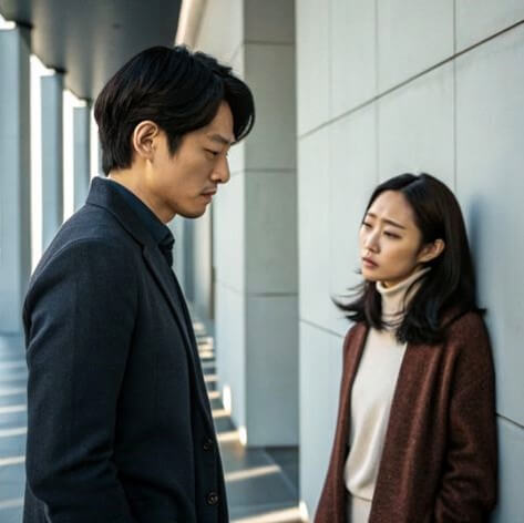 남자친구가-낯선여자를-만난후-나에게-심각하게-이야기하는-모습