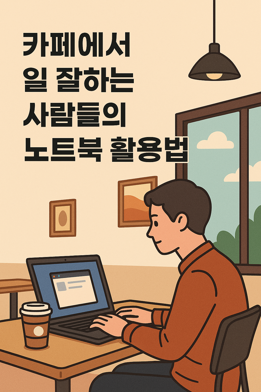 카페에서 일 잘하는 사람들의 노트북 활용법