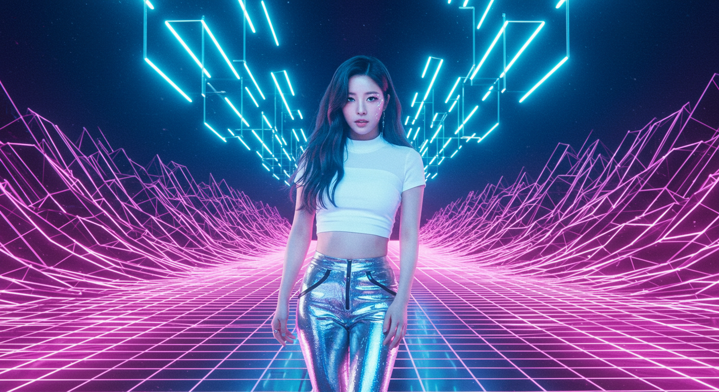 디지털 세상에 들어간 여성