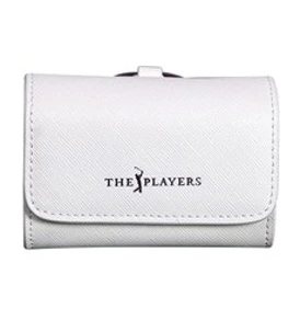 PGA투어 THE PLAYERS 헤리티지 레더 골프공 투볼 케이스&#44; 화이트&#44; 1개