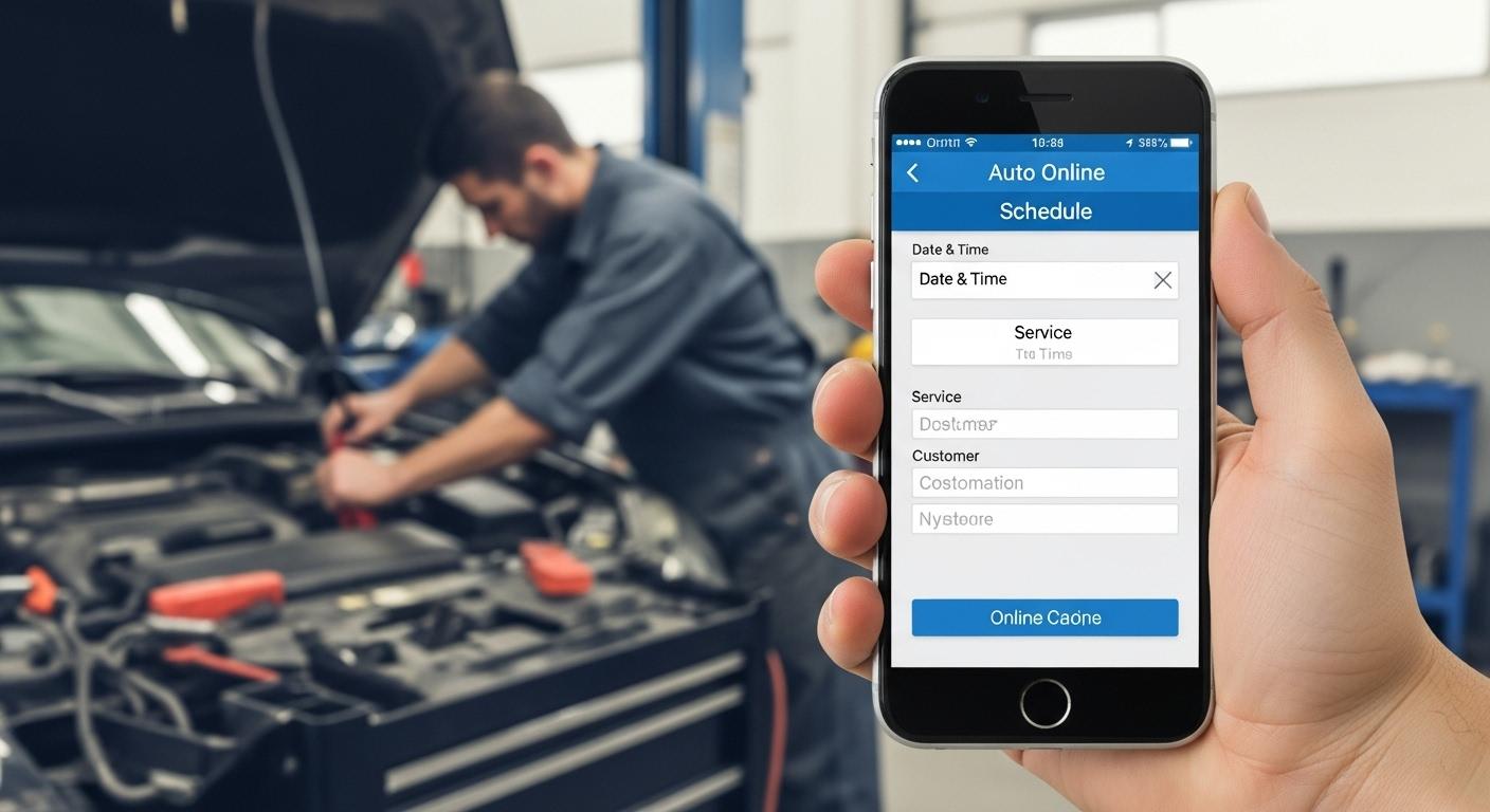 자동차 정비 예약 방법
