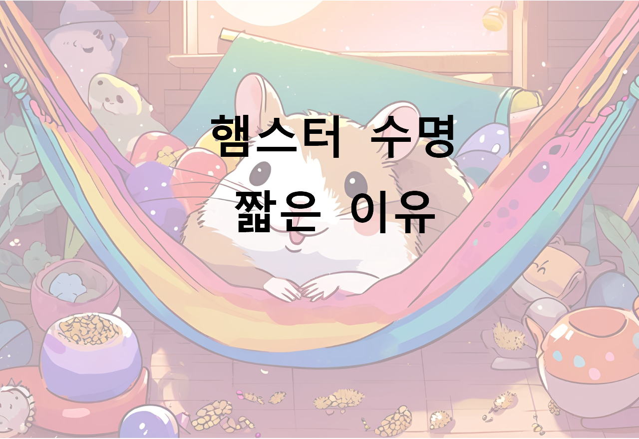 햄스터 수명 짧은 이유