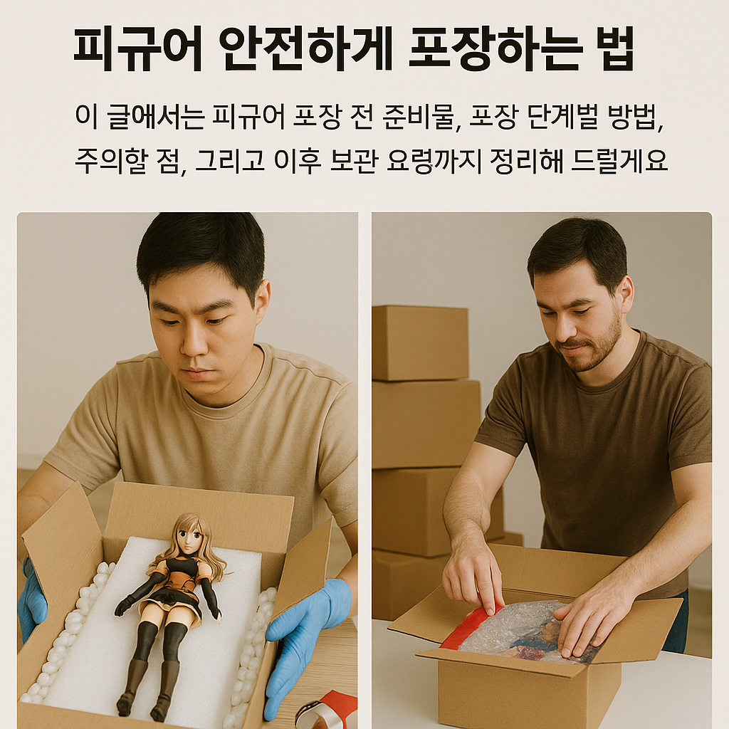 피규어 이사 포장법 완벽 가이드