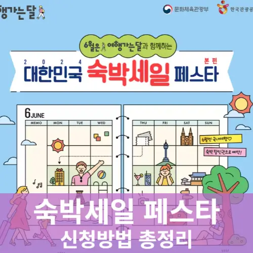 2024년 6월 숙박 세일 페스타 신청 사용방법 총정리
