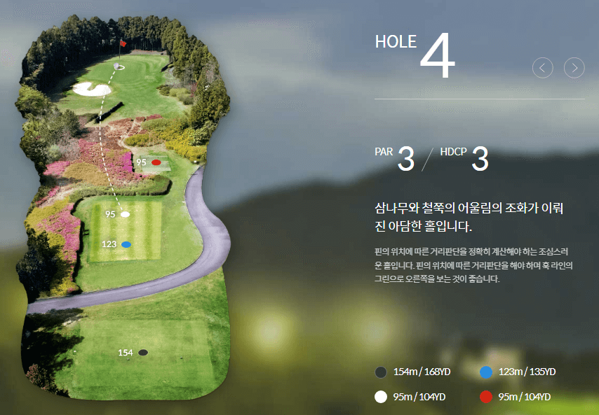 롯데스카이힐제주 컨트리클럽 포레스트코스 4