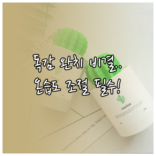 독감 환자 빠른 쾌차를 위한 온도 조..