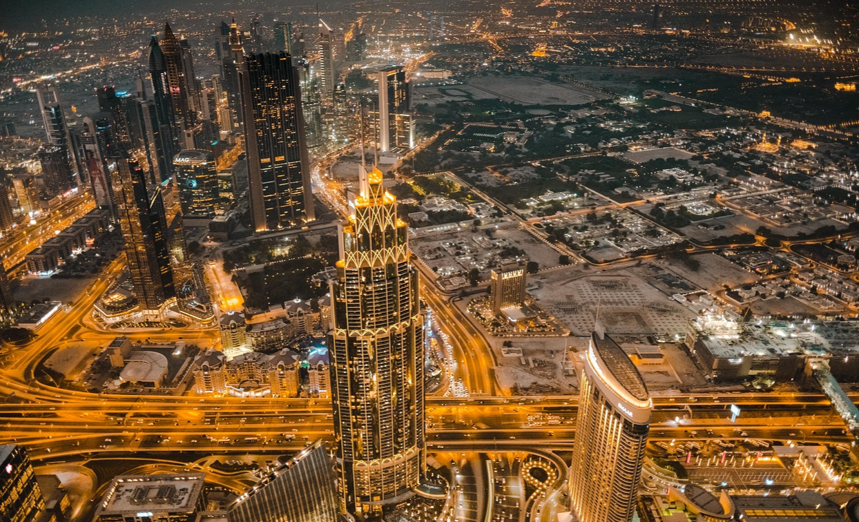 두바이 도심 사진