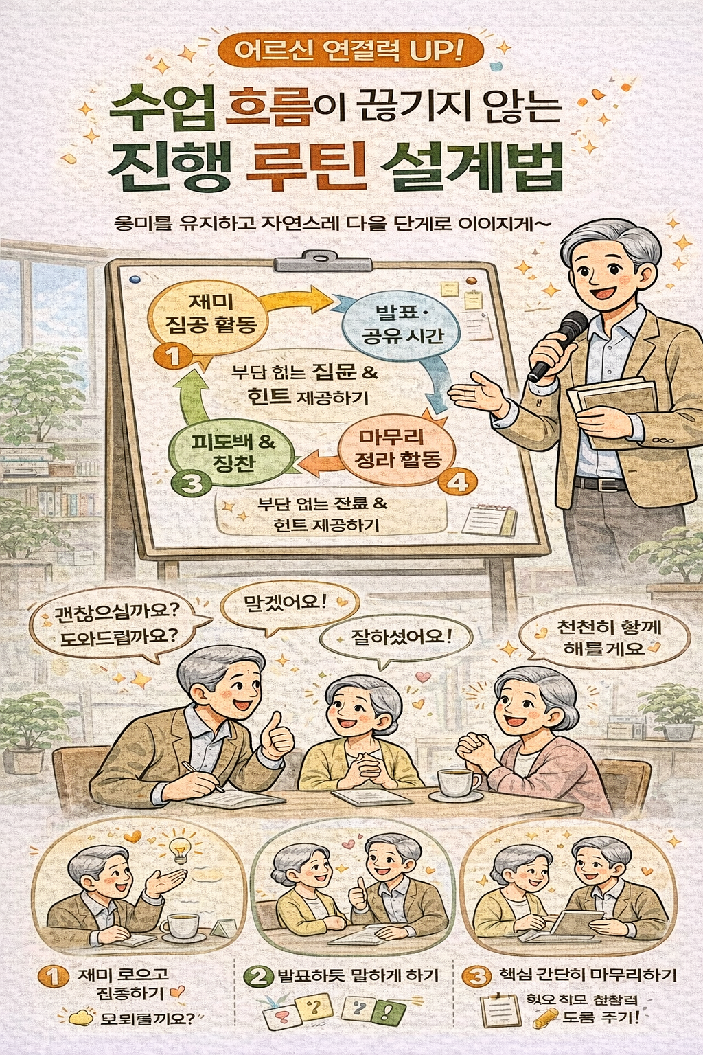 수업 흐름이 끊기지 않는 진행 루틴 설계법