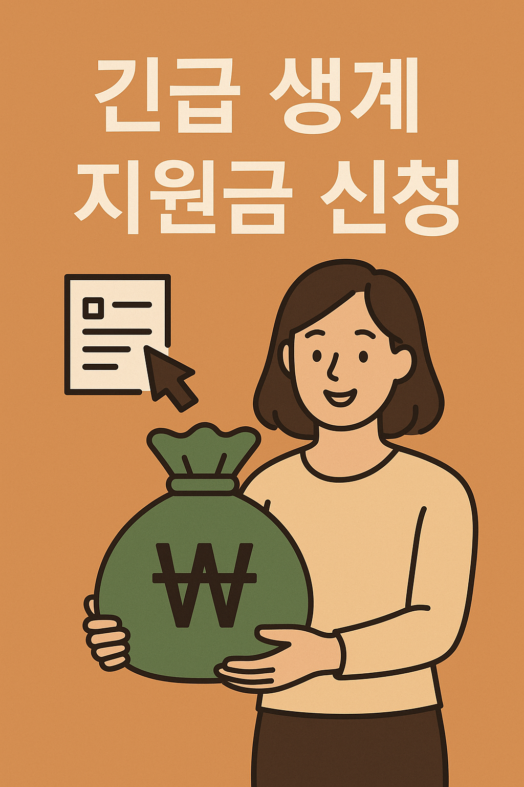 긴급생계지원금 신청하기 관련 이미지