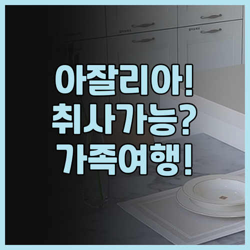 아잘리아 레지던스 바기오 추천! 취사..