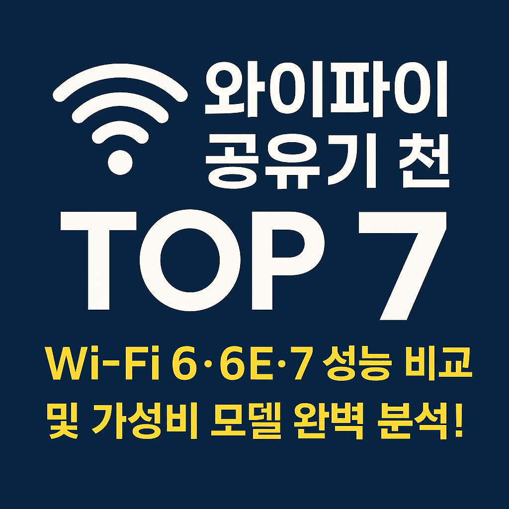 와이파이 공유기 대표 이미지