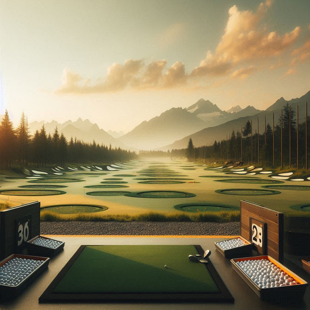 실외골프연습장 배경