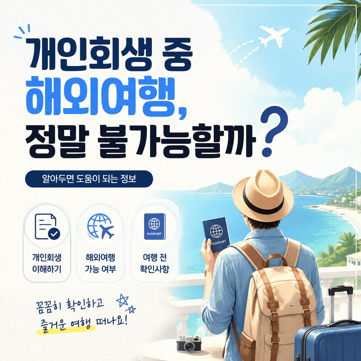 개인회생하면 해외여행 갈 수 있을까