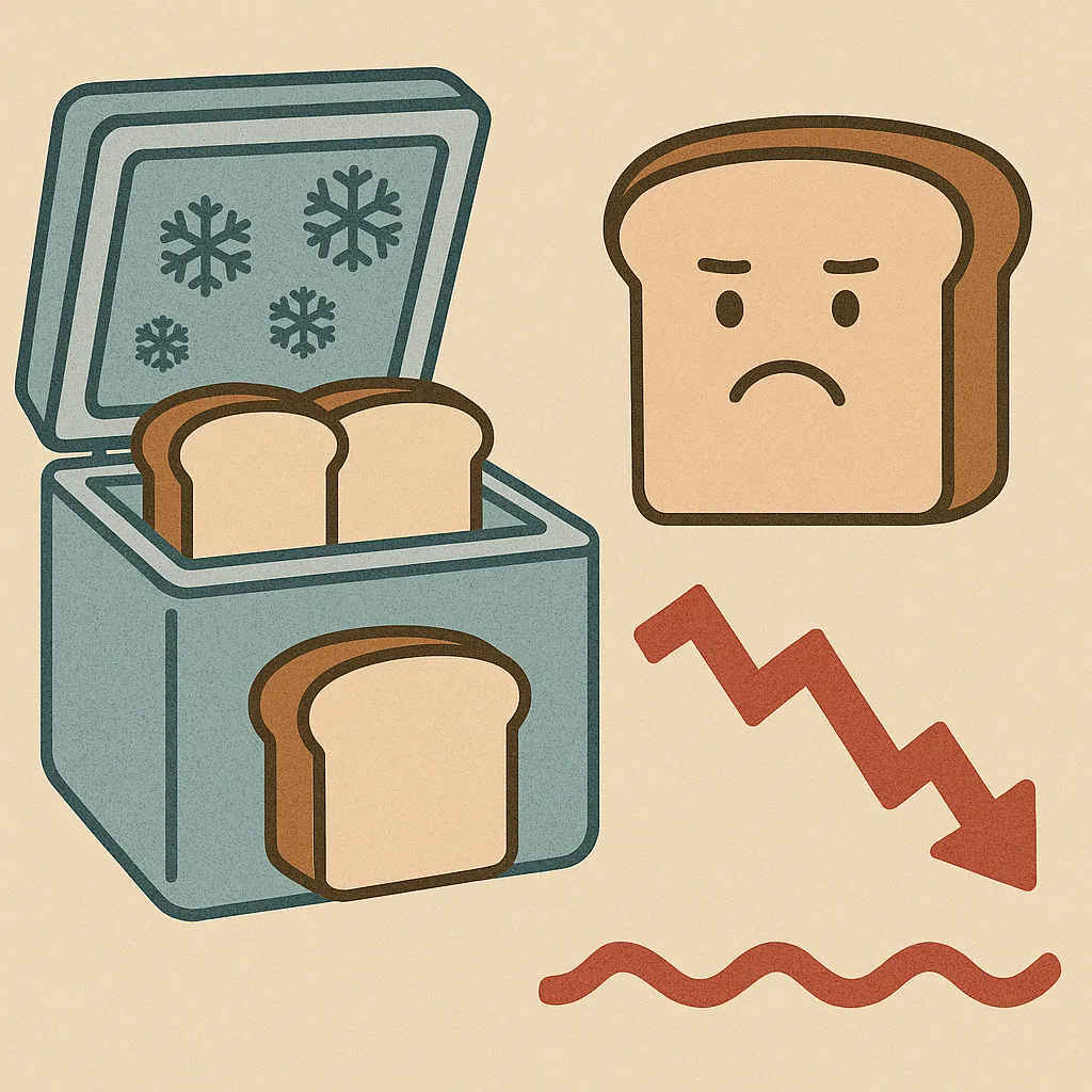 식빵이-냉동고에서-보관은-오래-가능하지만-시간이-지남에-따라-맛과-식감이-변하는-과정을-표현한-이미지