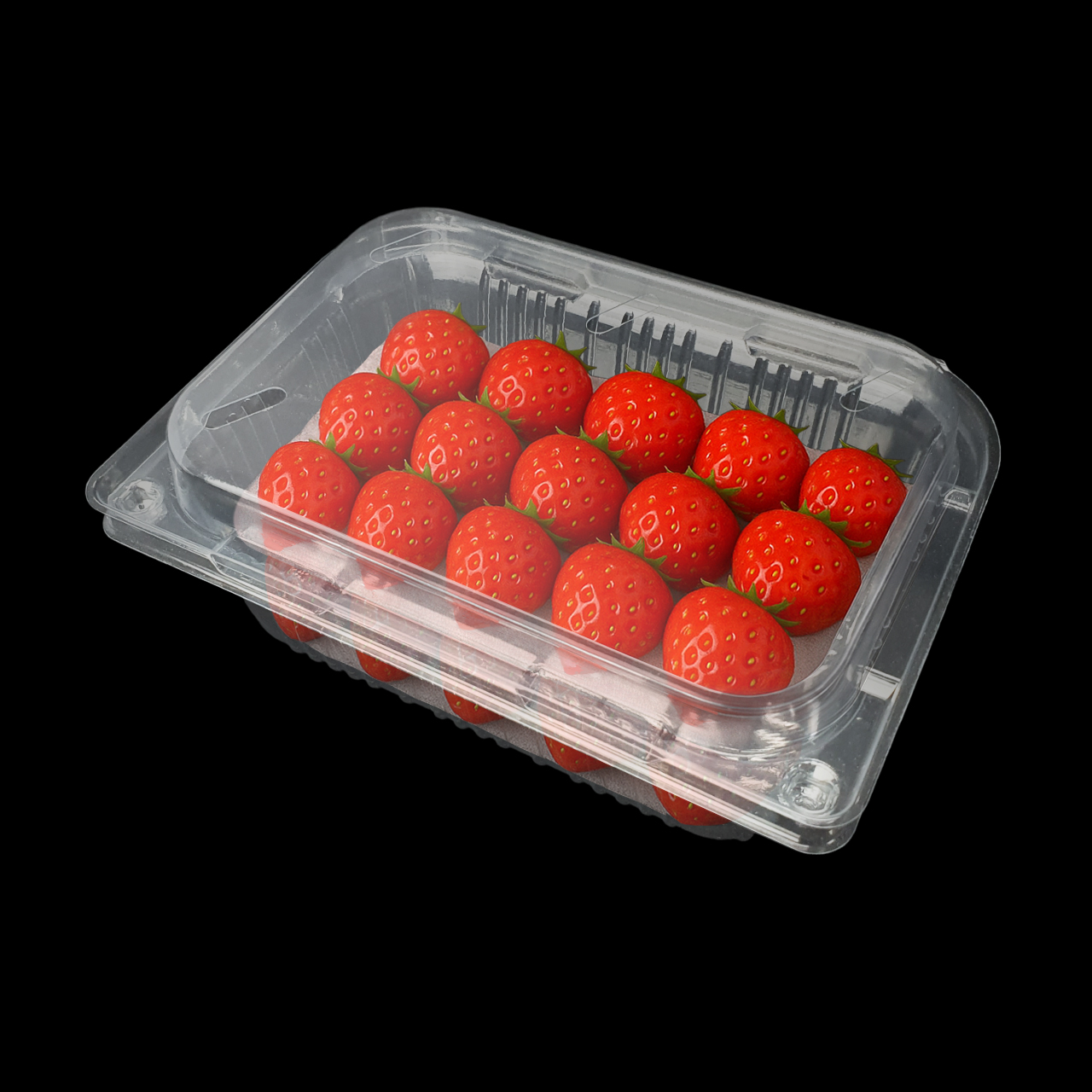 딸기용기 strawberry clamshell clear plastic strawberry container