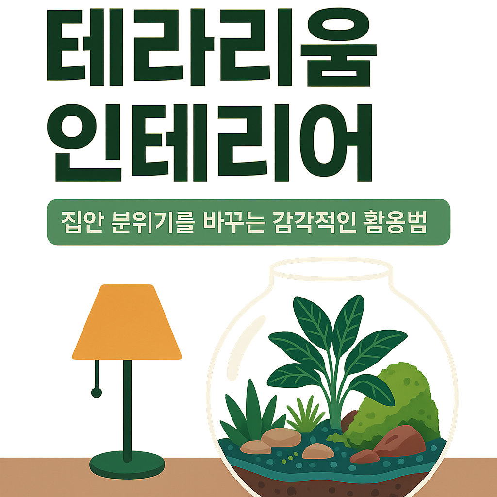 테라리움을 활용한 인테리어
