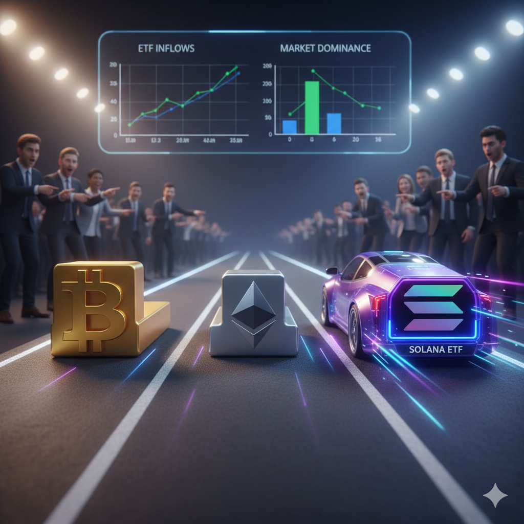 솔라나 ETF의 이더리움 추월과 비트코인 독주 체제의 변화 가능성