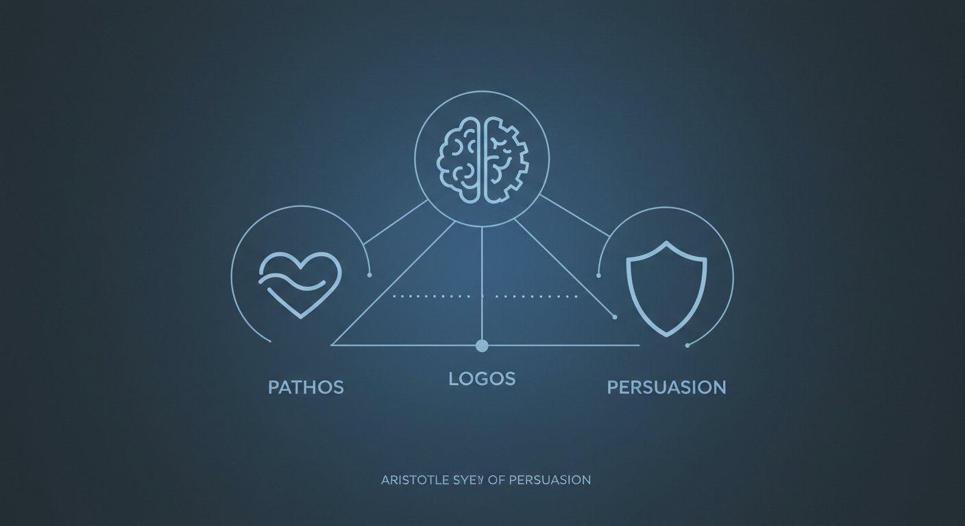 아리스토텔레스 설득 3요소: 에토스, 파토스, 로고스 완벽 해설