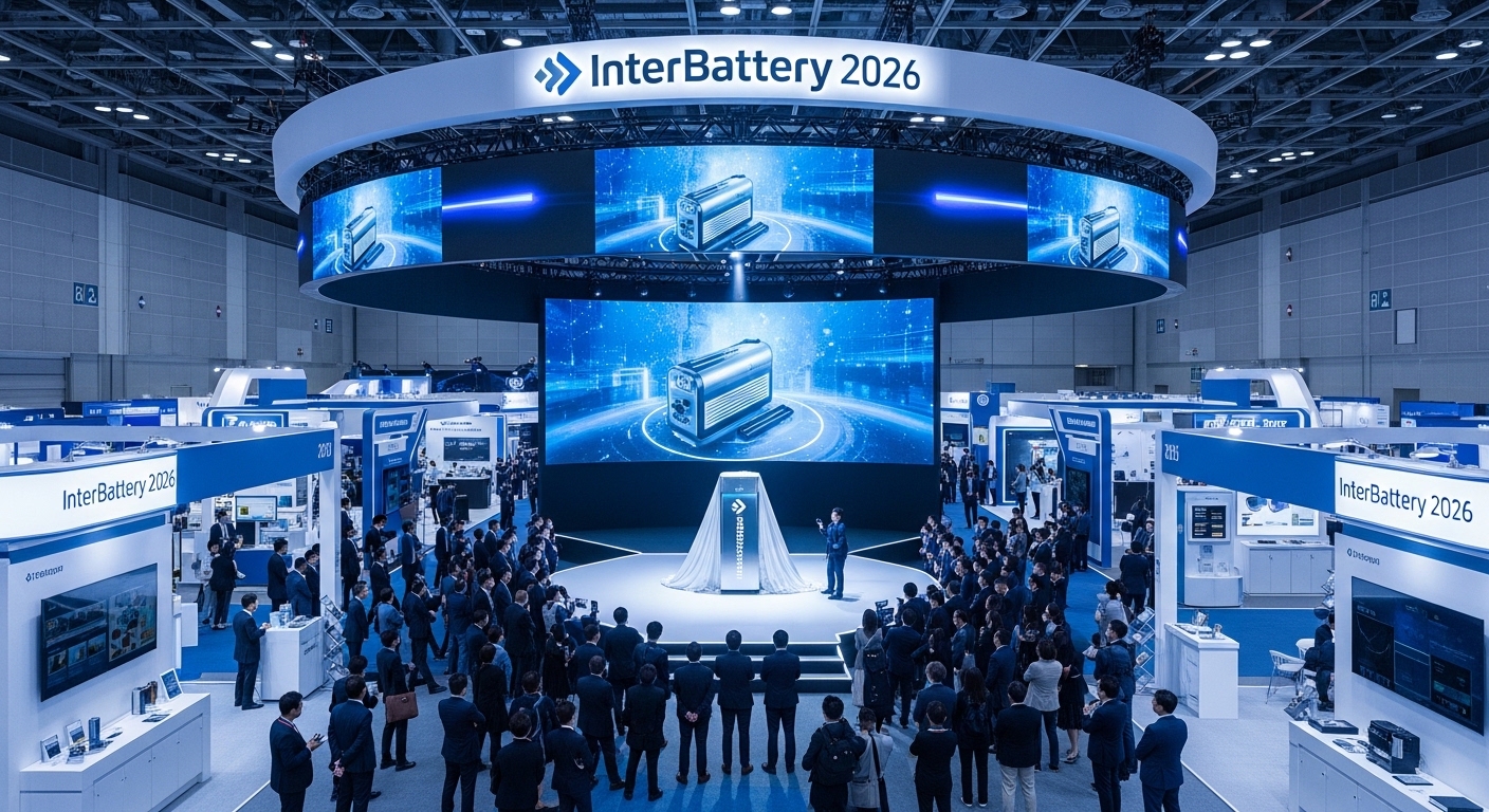 인터배터리 2026 서울 코엑스 배터리 전시회 신제품 공개 블루그레이 2026