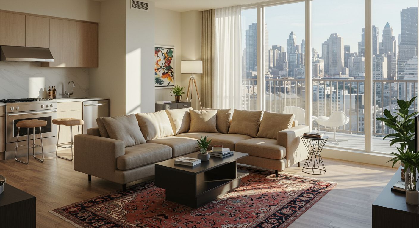 주택의 실내 인테리어 모습