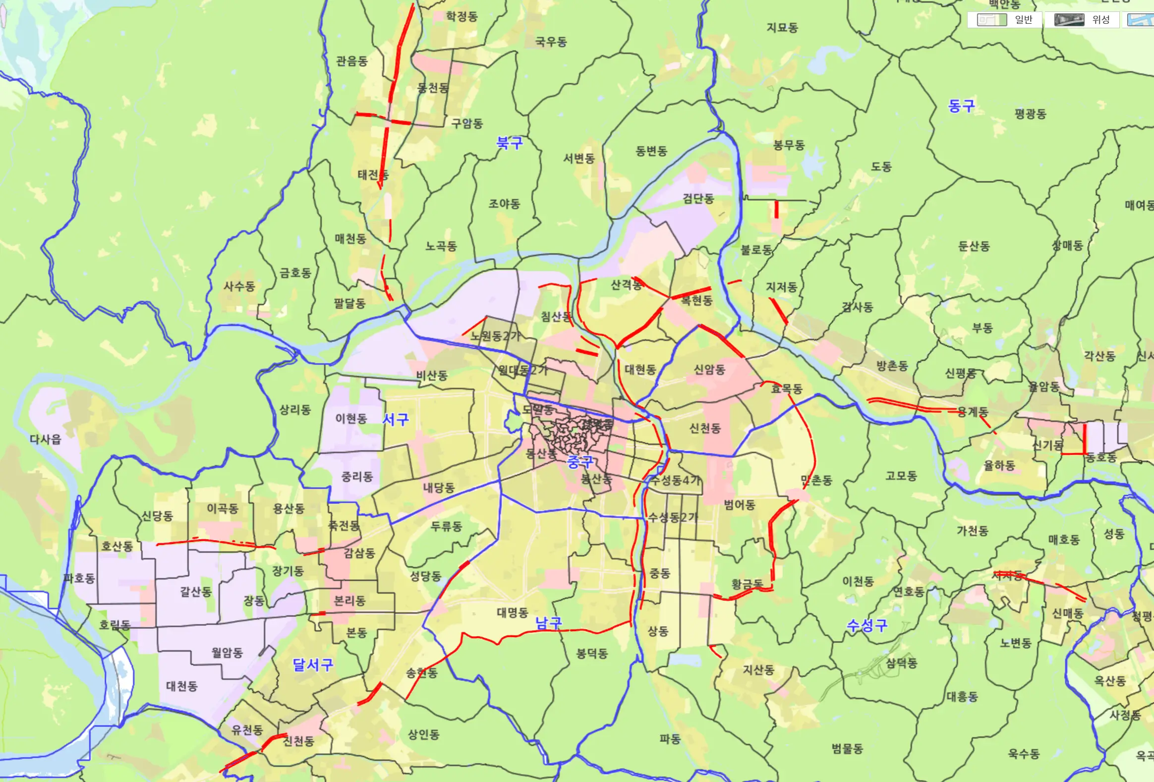 대구시시가지경관지구(일반)