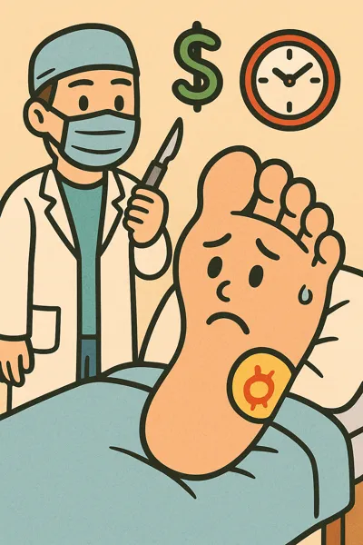티눈 제거 수술 비용과 회복 기간4