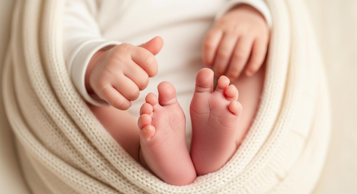 아기 열 손발 따뜻