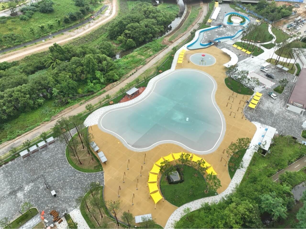 동탄 패밀리 풀 전경