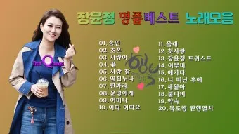 장윤정 노래모음 듣기 무료 히트곡 연속재생_4