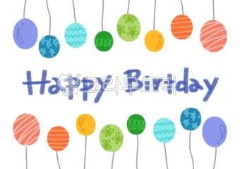 움직이는 생일 축하 문구 이미지 꽃다발_19