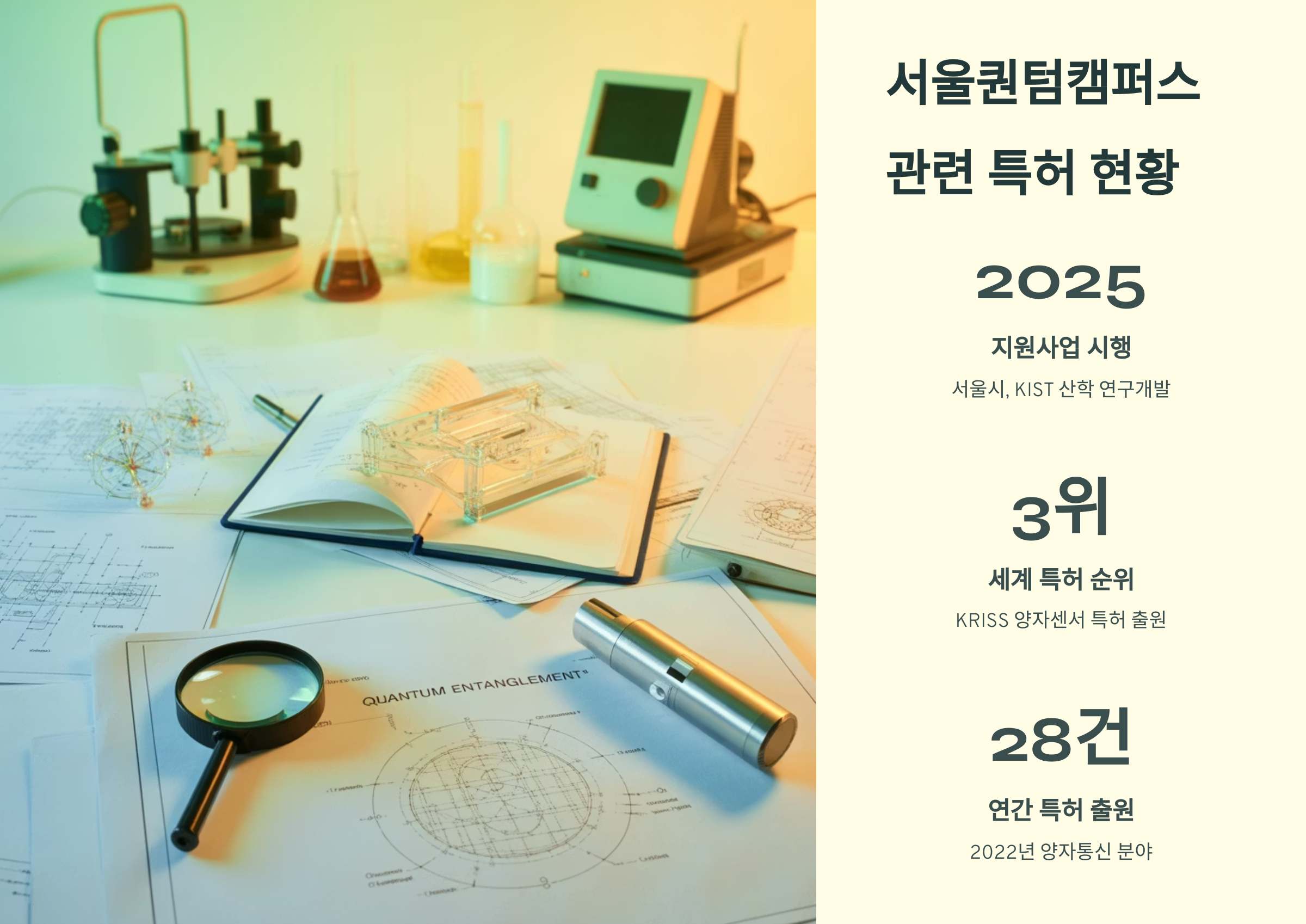 서울퀀텀캠퍼스 관련 특허 현황