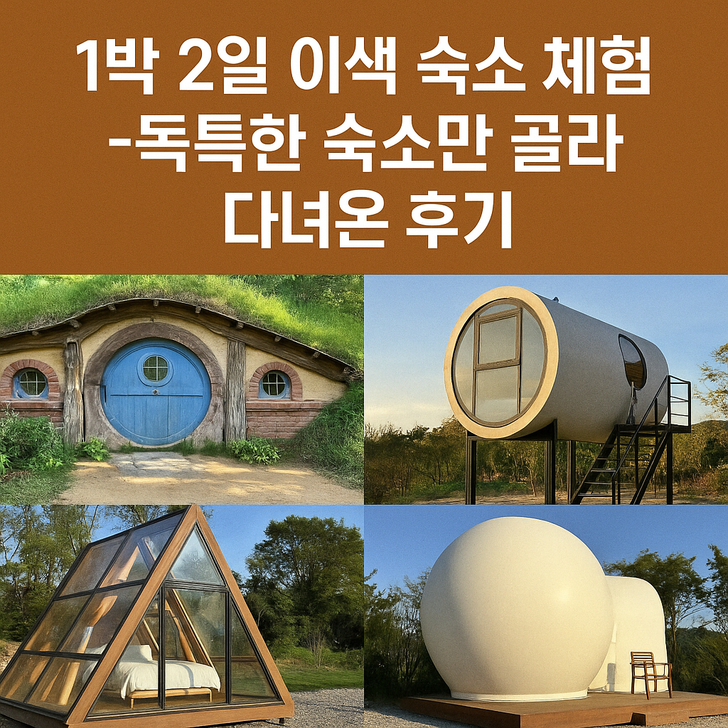 1박 2일 이색 숙소 체험 썸네일