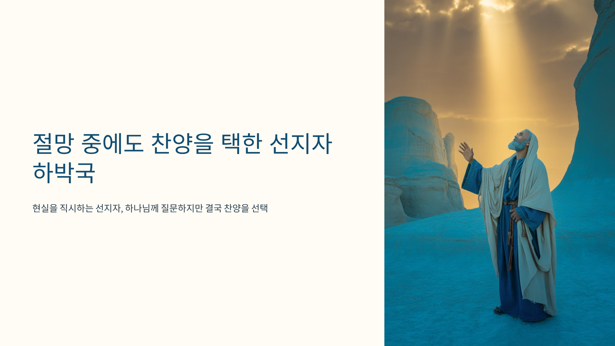 하박국 3장 17-19절