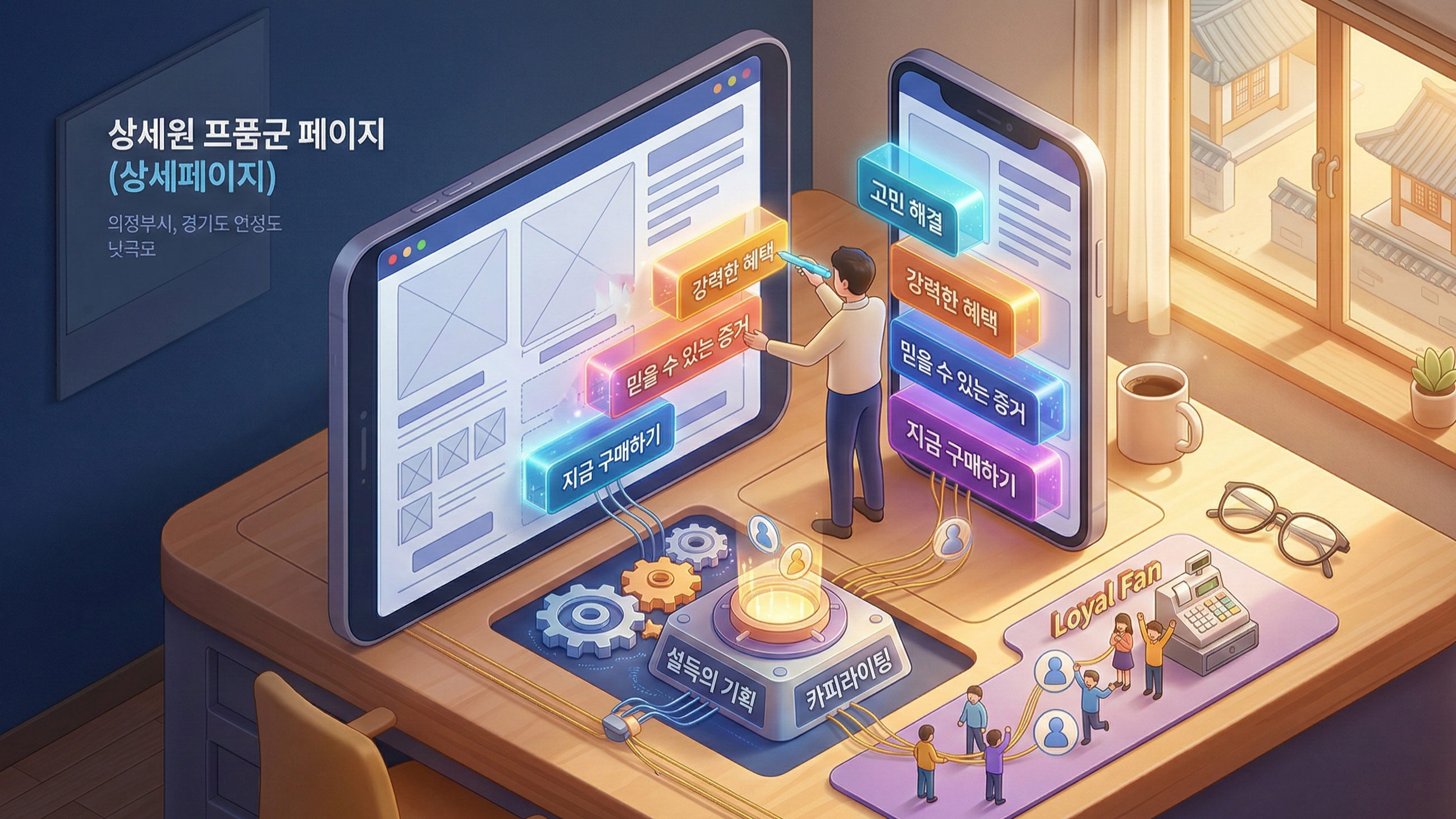 상세페이지를 만드는 설득의 기술, 기획 및 카피라이팅 관련 이미지