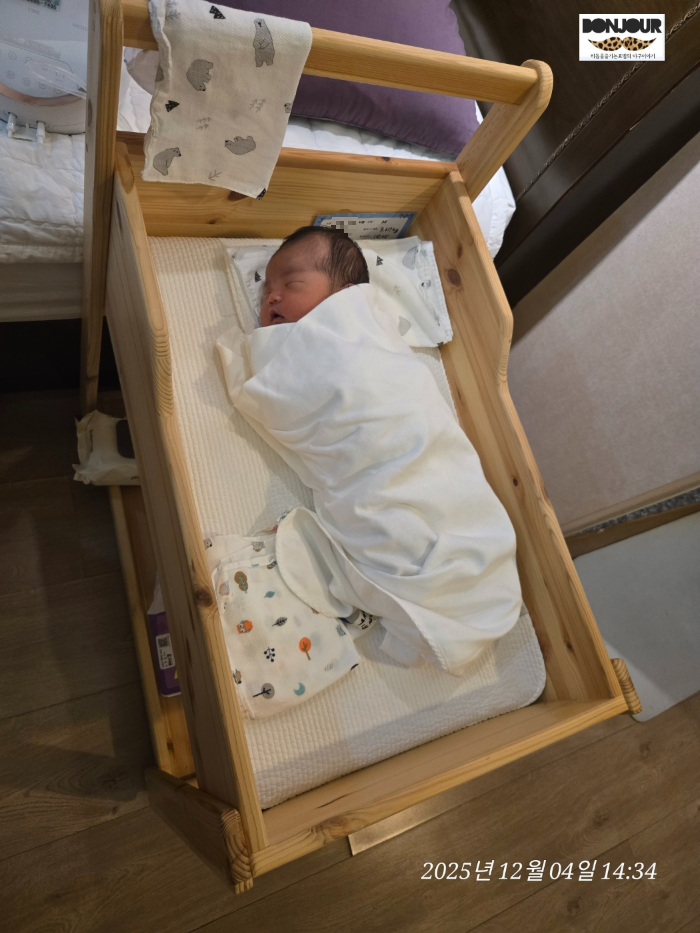 인천 논현 마이비산후조리원 방내부 신생아 면회