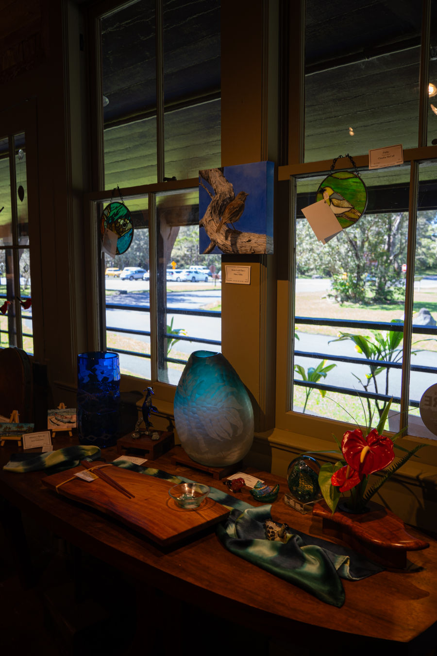 화산국립공원 아트갤러리 내부