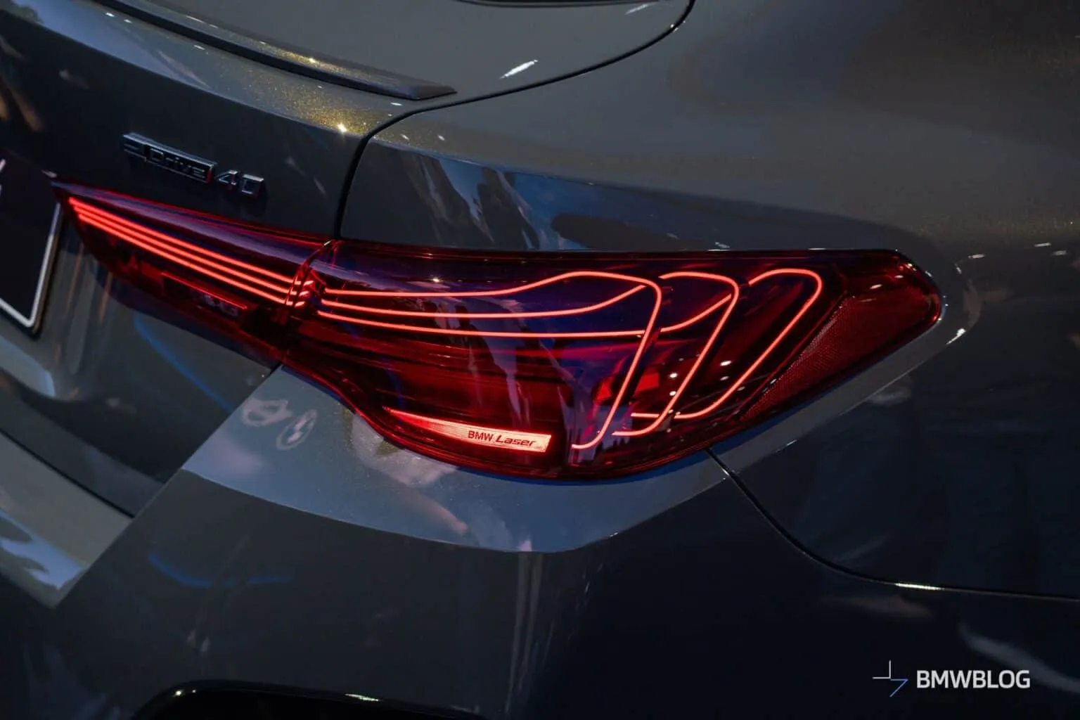 bMW i4 페이스리프트 테일라이트