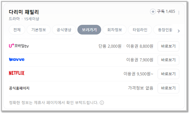 다리미 패밀리 마지막회 보러가기