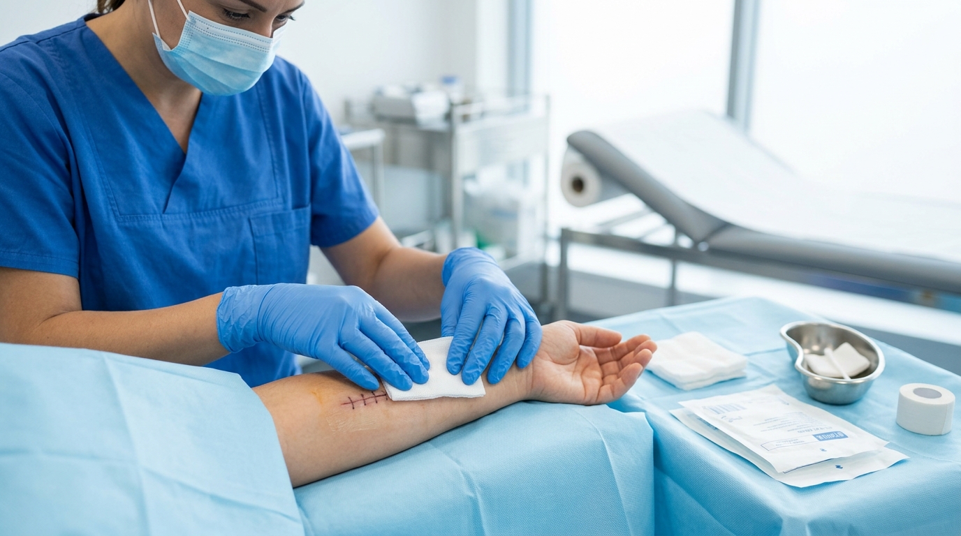 근막절개술 이후 감염 방지를 위한 철저한 드레싱 및 상처 관리법